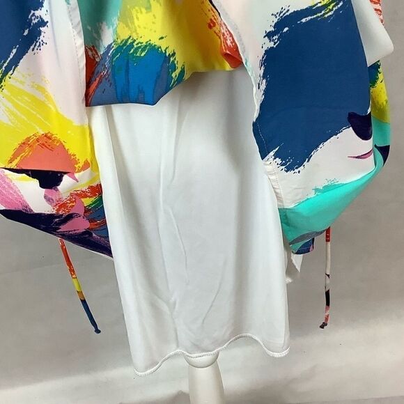 Sz M Hello Miz Multicolored Retro Maternity Dress - Picture 5 of 7